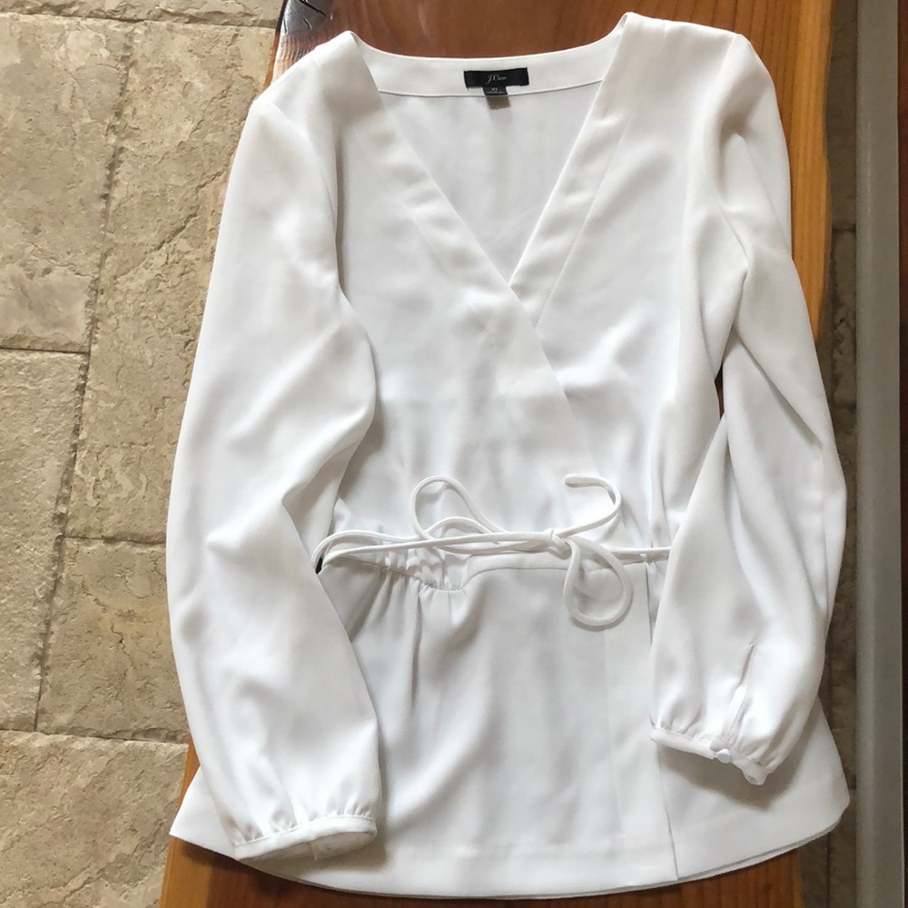 JCREW White blouse